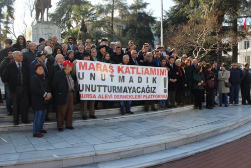 Bursa’da ‘Maraş olayları’ protesto Edildi